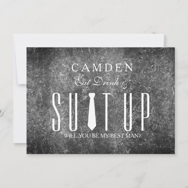 Invitation Suitup Seras-tu mon Bestman (Devant)