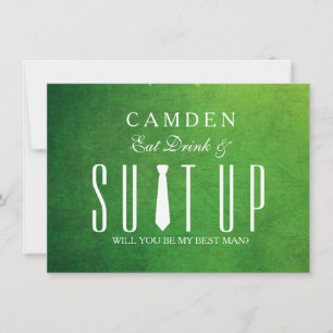 Invitation Suitup Seras-tu mon Bestman