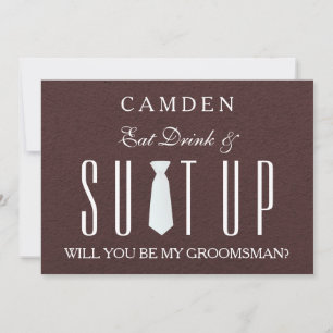 Invitation Suitup Seras-tu mon groom ?