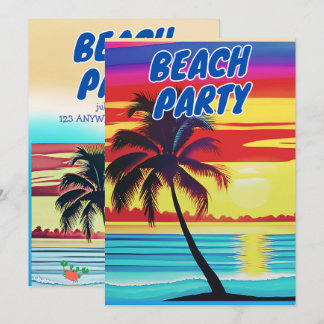 INVITATION SUMMER BEACH PARTY