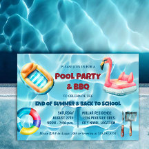 Summer Pool Party et BBQ