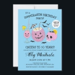 Invitation Summerween 50th Birthday Cocktail Party<br><div class="desc">Freakin'Love Halloween ? Alors,  c'est l'heure d'une fête de Summerween. Célébrez un Anniversaire spécial avec des cocktails d'été et Halloween fun.</div>