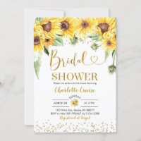 Sunflower est sur le chemin Baby shower Blonde Gir