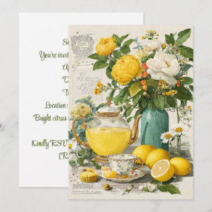 Invitation Sunshine Sips   Zest au citron