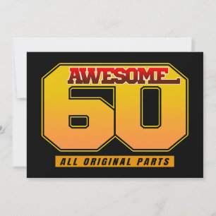 Invitation Super 60 Toutes les pièces d'origine