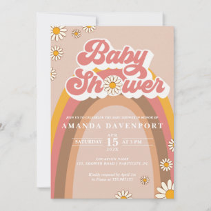 Invitation super Baby shower fille