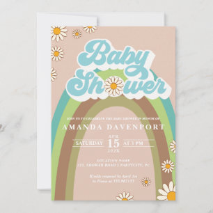 Invitation super Baby shower garçon
