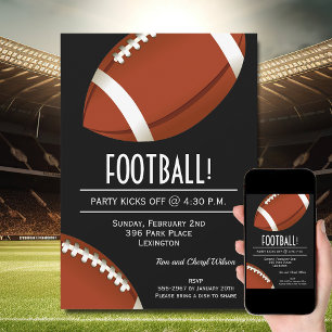 Invitation Super Fan Football
