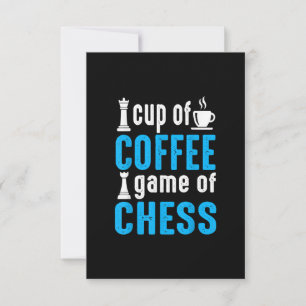 Invitation Super jeu de société - Coupe de café Jeu d'échecs