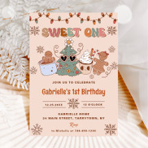 Super Noël Sweet Un 1er anniversaire fête