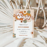 Invitation Super Retro 60e fête d'anniversaire<br><div class="desc">Préparez-vous à marquer votre jalon doré avec cette invitation vibrante et amusante à la fête du 60e anniversaire! Doté d'une typographie d'inspiration rétro audacieuse, de couleurs ludiques et d'un design branché, cet invitation donne le ton parfait pour une célébration des années 1960 ou vintage. Que vous soyez l'hôte d'un grand...</div>
