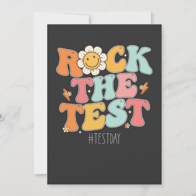 Invitation Super Rock Le Test Motivation Test Day (Devant)