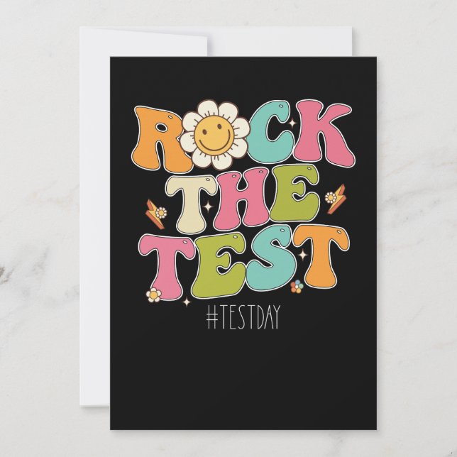 Invitation Super Rock Le Test Motivation Test Day (Devant)