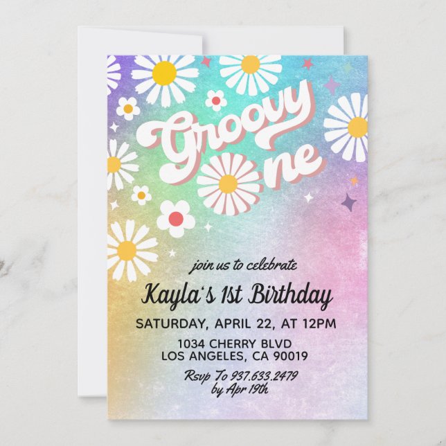 Invitation super un 1er anniversaire (Devant)