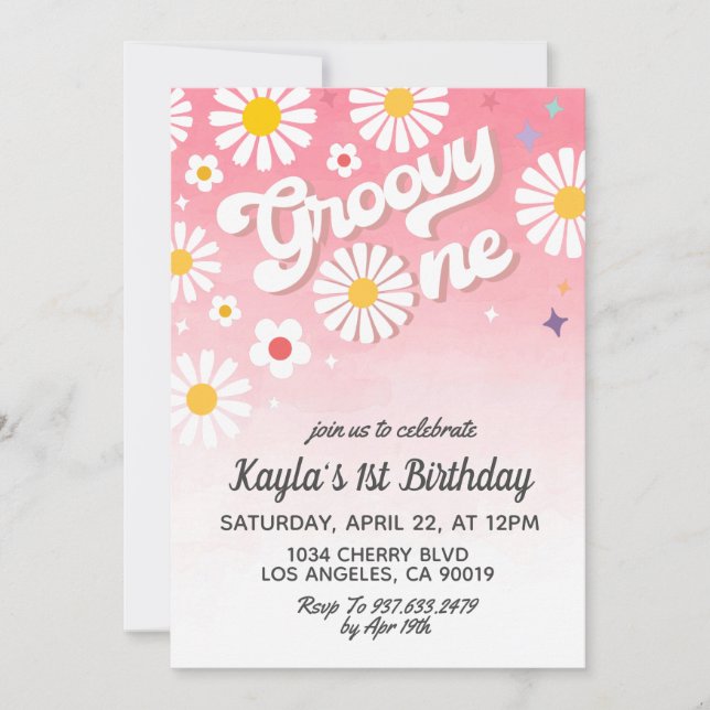 Invitation super un 1er anniversaire (Devant)