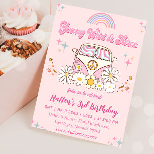 Invitation Super Young Wild & Three Rainbow 3e anniversaire