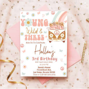 Invitation Super Young Wild & Three Rainbow 3e anniversaire