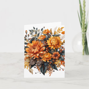 Invitation Superbe automne floral
