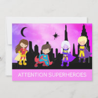 *~* SUPERHEROS Fête d'anniversaire pour enfants