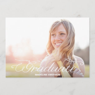 Invitation Superposition simple de la graduation moderne