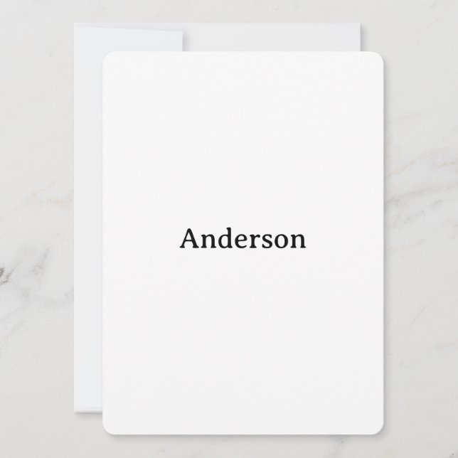 Invitation Supprimer le texte Remplacer son propre design Arr (Devant)