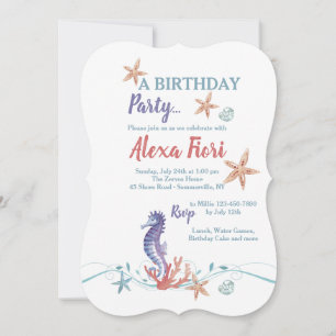 Invitation sur la vie marine