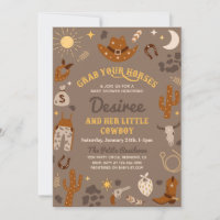 Invitation sur le Baby shower occidental | Southwe