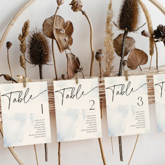 Invitation Sur le nuage Neuf Nom de la Fête des mariées bleue