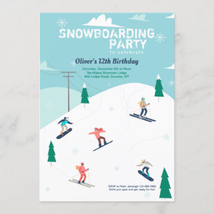 Invitation sur les pistes de ski