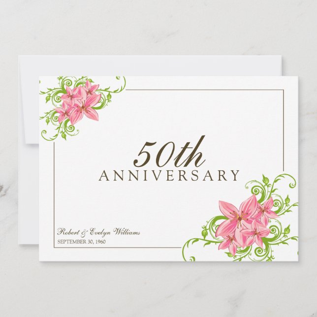 Invitation sur mesure de la fête de l'Anniversaire (Devant)