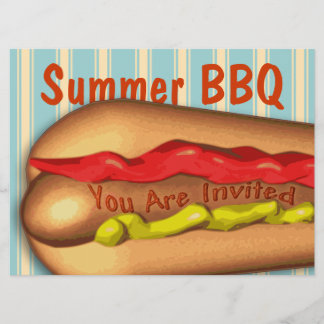 Invitation surdimensionnée de Jumbo Hotdog