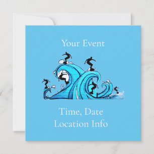 Invitation Surfers Partout Thunder_Cove