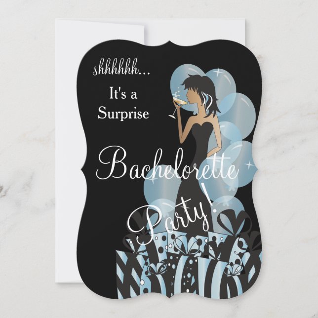 Invitation *Surprise Bachelorette Girls Party (Devant)