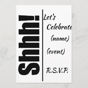 INVITATION ***SURPRISE*** CÉLÉBRATION POUR L'INVITATION À LA