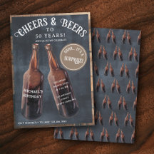 Surprise Cheers and Beers 50th Birthday