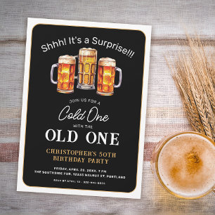 Invitation Surprise Cold One avec Old One Beer 50e Anniversai