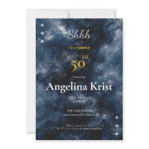 Surprise d'anniversaire étape Bleu de minuit