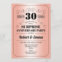 Surprise fête du 30e anniversaire - Coral