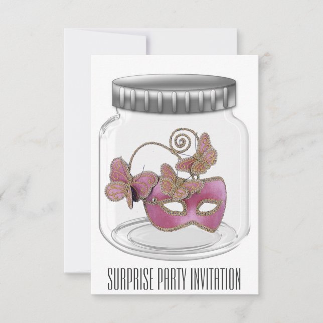 Invitation Surprise Party (Devant)