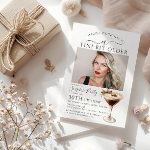 Invitation SURPRISE PARTY A Tini Bit Ancien Martini 30e