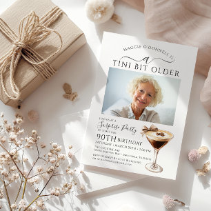 Invitation SURPRISE PARTY A Tini Bit Ancien Martini 90e