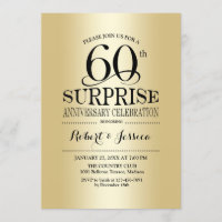 Surprise pour 60 ans de mariage - Or