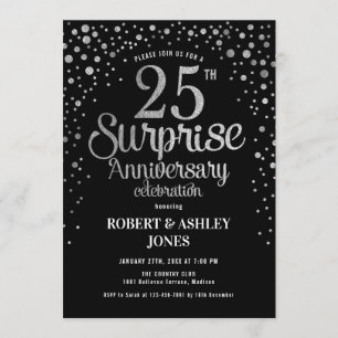 Invitation Surprise pour le 25e anniversaire de mariage - Noi