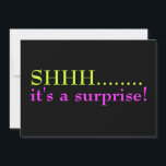 Invitation Surprise Quarantième Anniversaire<br><div class="desc">Une invitation à la fête d'anniversaire en noir,  vert citron et rose vif pour votre prochain anniversaire sur la colline fête du quarantième anniversaire. Notre modèle est prêt pour votre prochain événement.</div>