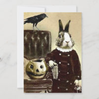 Invitation surréaliste Vintage Halloween Party