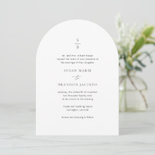 Invitation Susan Elegant Mariage moderne