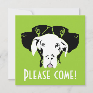 Invitation Sweer de grands visages de Danse Doggenhaus