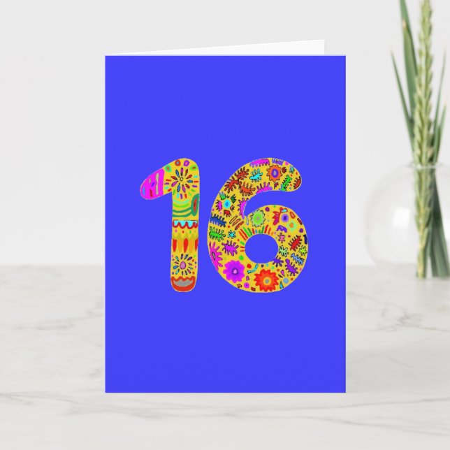 Invitation Sweet 16 (Devant)