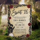 Invitation Sweet 16 Alice Vintage au Pays des merveilles Anni<br><div class="desc">Sweet 16 Vintage Alice in Wonderland Invitations d'anniversaire.</div>