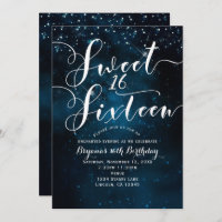 SWEET 16 Seize Celestial Starry Blue Sky Party